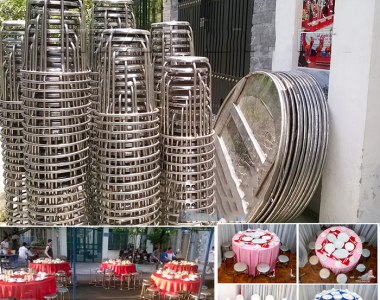 Dịch Vụ Cho Thuê Bàn Ghế, Chén Dĩa Tại Long An