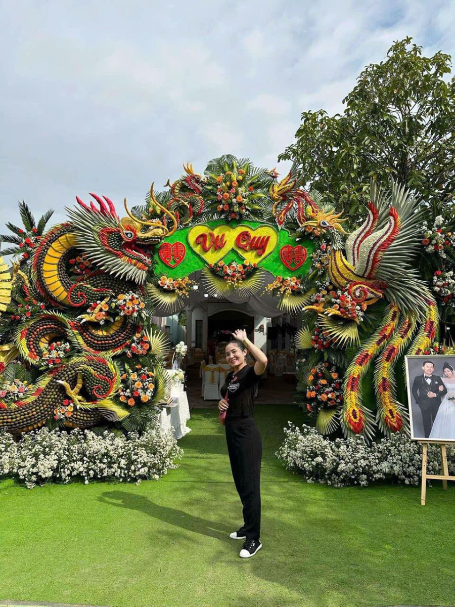 Dịch Vụ Trang Trí Cổng Cưới Rồng Phụng Đức Huệ Long An